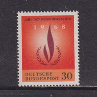 WEST GERMANY - 1968 Human Rights 30pf Never Hinged Mint - Ungebraucht