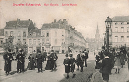 Belgique -Schaerbeek - Rue Royale Sainte Marie - Edit. Carte Lux - Animé- Oblitéré Schaerbeek - Carte Postale Ancienne - Schaerbeek - Schaarbeek