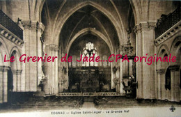CPA 16 Charente COGNAC Eglise Saint Leger  La Grande Nef - Cognac