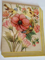 Delcampe - CARTE POP UP  ANCIENNE Fleurs Oiseaux "Bonne Fête Maman" - Muttertag