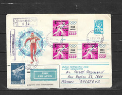Olympische Spelen 1964, U.R.S.S. - Briefomslag - Hiver 1964: Innsbruck