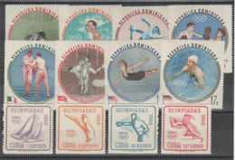 Olimpiadi Roma 1960 - Piccolo Lotto ** - Promo           (g9127) - Vrac (max 999 Timbres)