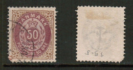 DENMARK   Scott # 33 USED (CONDITION AS PER SCAN) (Stamp Scan # 867-7) - Gebraucht