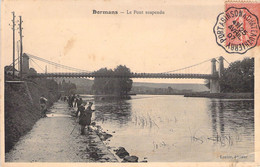 FRANCE - 51 - DORMANS - Le Pont Suspendu - Loriot éditeur - Carte Postale Ancienne - Dormans