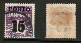 DENMARK   Scott # J 38 USED (CONDITION AS PER SCAN) (Stamp Scan # 867-13) - Impuestos