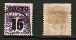 DENMARK   Scott # J 38 USED (CONDITION AS PER SCAN) (Stamp Scan # 867-13) - Segnatasse