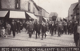 Delcampe - MALAKOFF(FETE POPULAIRE 1925) CARTE PHOTO - Malakoff
