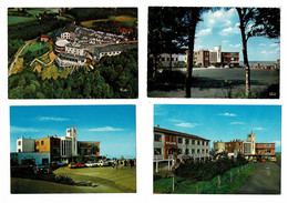 Lotje Van 4 Postkaarten Groot Formaat Hotel Kosmos Westouter Rodeberg Heuvelland Anciennes Voitures Car Retro Vintage - Heuvelland