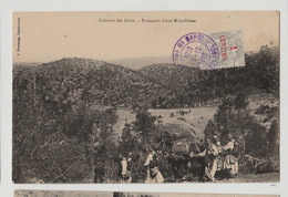 Delcampe - SUR/CPA-COLONNE DES ZAERS-TRANSPORT D UNE MITRAILLEUSE//TAMPON CAMPAGNE DU MAROC Sur N°20 TBE-Animée - 1877-1920: Semi-Moderne