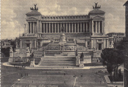 CARTOLINA  ROMA,LAZIO,ALTARE DELLA PATRIA-STORIA,MEMORIA,CULTURA,RELIGIONE,IMPERO ROMANO,BELLA ITALIA,VIAGGIATA 1955 - Altare Della Patria