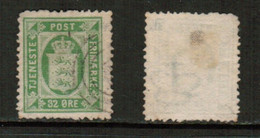 DENMARK   Scott # O 9 USED (CONDITION AS PER SCAN) (Stamp Scan # 867-16) - Dienstzegels