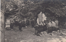 Delcampe - CPA (91)  Camp D Adieu De BIEVRES Messe De L Abbé MOROT (carte Photo) - Bievres