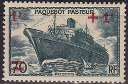 Frankreich, 1941, 511,  MNH **, Stapellauf Des Truppentransportschiffes „Pasteur“ - Ongebruikt