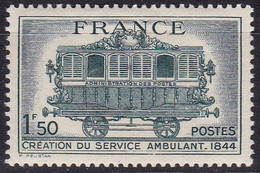 Frankreich, 1944, 622,  MNH **, Einführung Der Mobilen Postämter Vor 100 Jahren. - Ongebruikt