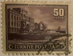 Turquie - Ankara - Maison Du Peuple - Used Stamps