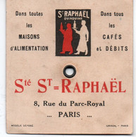 Delcampe - CALENDRIER PETIT FORMAT UNIVERSEL ROTATIF SUR AXE CENTRAL PUBLICITE SAINT RAPHAEL QUINQUINA  APERITIF - Autres & Non Classés