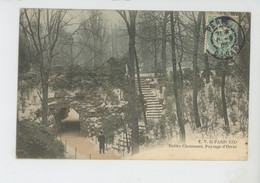 Delcampe - PARIS - XIXème Arrondissement - Buttes Chaumont - Paysage D'Hiver - Paris (19)