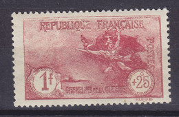 France 1922 Mi. 150, 1Fr. + 25c. Die Marseillaise, MH* (2 Scans) - Nuevos