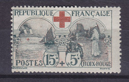 France 1918 Mi. 136, 15c. + 5c. Red Cross Rotes Kreuz Croix Rouge, MH* (2 Scans) - Nuevos