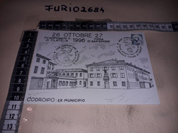 HB5824 CODROIPO 1996 TIMBRO ANNULLO 1° CAMPIONATO ITALIANO DI FILATELIA SELEZIONE REGIONALE FRIULI VENEZIA GIULIA - 1991-00: Storia Postale