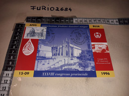 HB5826 BUIA 1995 TIMBRO ANNULLO 38° CONGRESSO PROVINCIALE ASSOCIAZIONE FRIULANA DONATORI DEL SANGUE - 1991-00: Storia Postale