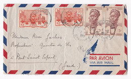 Enveloppe 1951, Cotonou Dahomey Pour Pont Saint Esprit Gard - Storia Postale