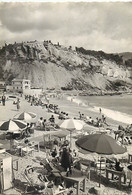 Delcampe - - Ref-AC310- Bouches Du Rhône - Cassis - Plage Du Grand Large Et Château - Terrasse De Café - - Cassis