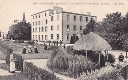 Delcampe - LOCQUIREC - Le Grand Hôtel Des Bains - Le Parc - Locquirec