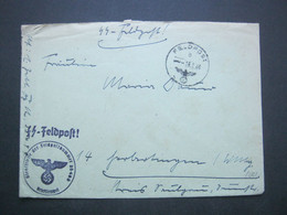 1944 , SS- Feldpost , Brief Mit Siegel - Lettres & Documents