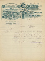 BELGIË/BELGIQUE :1897: ## Firmin PIRON-COREMANS, Jumet ## à ## Mr. Hainaut, Charleroi ## - Alimentaire