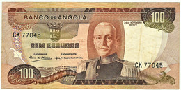 Angola - 100 Escudos - 24.11.1972 - Pick 101 - Série CK - Marechal Carmona - PORTUGAL - Angola