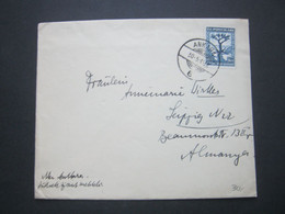 1933 , Luftpostbrief Nach Deutschland - Lettres & Documents