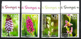 LUXEMBOURG,LUXEMBURG, 2022 ,CARITAS, ORCHIDEES SAUVAGES, BLUMEN, GESTEMPELT,DEZ. - Used Stamps