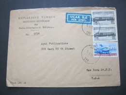 1955 , Brief Nach  Den USA - Lettres & Documents