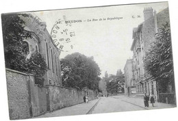 Delcampe - MEUDON 92..... RUE DE LA REPUBLIQUE - Meudon