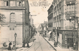 Delcampe - 92 Clamart La Rue De Paris Prise De La Place De La Mairie CPA Cachet 1914 - Clamart