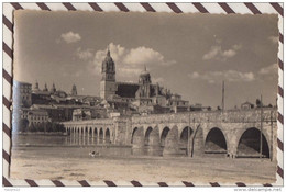 Delcampe - 6AI551 SALAMANCA VUE PARTIELLE ET PONT ROMAIN  2  SCANS - Salamanca