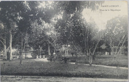 C. P. A. : GUYANE : SAINT-LAURENT DU MARONI : Place De La République - Saint Laurent Du Maroni