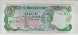 Delcampe - Central Bank Of Belize One Dollar Elisabetta II Pick 46c Unc. 01-01-1987 - Belize