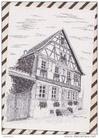 Delcampe - 6AI598 WASSELONNE GITE RURAL DESSIN THEILLER 2  SCANS - Wasselonne