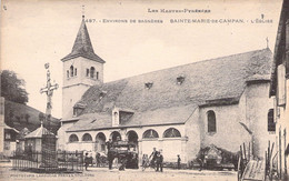 FRANCE - 65 - SAINTE MARIE DE CAMPAN - L'église - Carte Postale Ancienne - Altri & Non Classificati