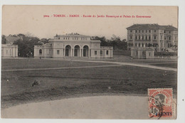 Delcampe - CPA--Tonkin HANOI Entrée Du Jardin Botanique Et Palais Du Gouverneur TIMBRE/ N°76 / - Vietnam