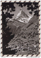 Delcampe - 6AI636 ZERMATT MIT MATTERHORN 2  SCANS - Zermatt