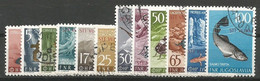 Italy Yugoslavia Italia Trieste Zone B Sassone 101/12 (S.28) Set Used 1954 Sass.CV: 180,00€ Fauna - Usati