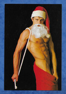 Delcampe - CPM Homme Gay érotique Nu Banana Collector N°4 Pere Noel Paris Banana Café 13 Rue Ferronnerie - Cafés