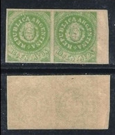 ● ARGENTINA   1862 / 64  -  N.  6 C   COPPIA - Nuovi  **  Cat.  ? Probabile RISTAMPA D'epoca ️ Lotto N. 19 ️ - Ongebruikt