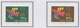 Islande - Island - Iceland 1961 Y&T N°311 à 312 - Michel N°354 à 355 (o) - EUROPA - Usados