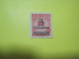 Germany D. Reich Michel 2022, 334A 5MRD AUF 10MIOM 1923 - Used Stamps