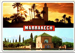 Delcampe - (2 Oø 6) Maroc Posted To France -  1988 - Marrakesh - Marrakech