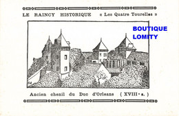 Delcampe - 93 Le Raincy Historique Les Quatre Tourelles Ancien Chenil Du Duc D' Orléans XVIIIe Siècle - Le Raincy